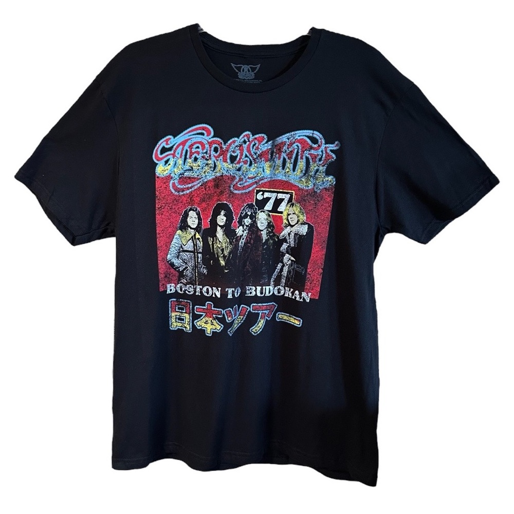 NWOT AEROSMITH Boston to Budokan 1977 Tour Tee Shirt